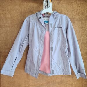 Columbia Kids Gray Rain Jacket